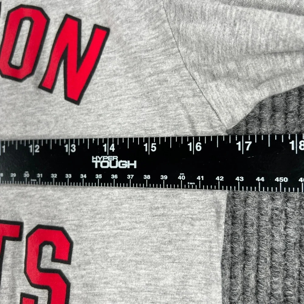 Houston‎ Rockets Shirt Mens Small Gray Long Sleeve Fanatics NBA Basketball